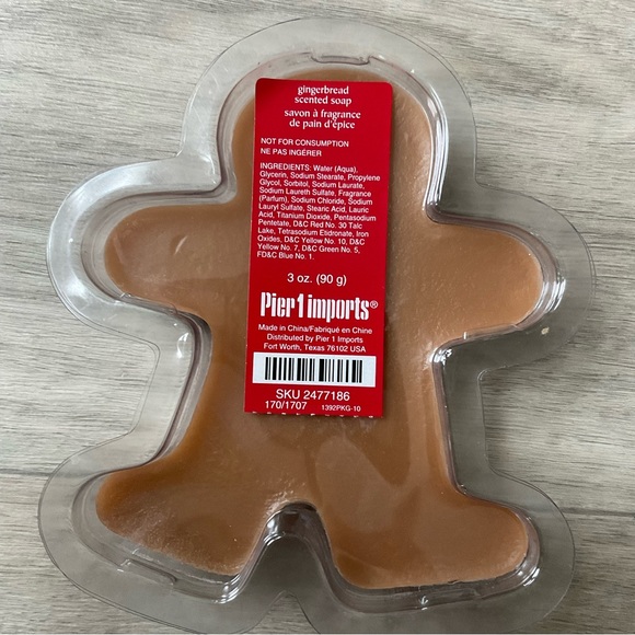 Pier 1 Lot of 6 scented Christmas Soap, gingerbread, peppermint, brownie scented - Picture 9 of 16